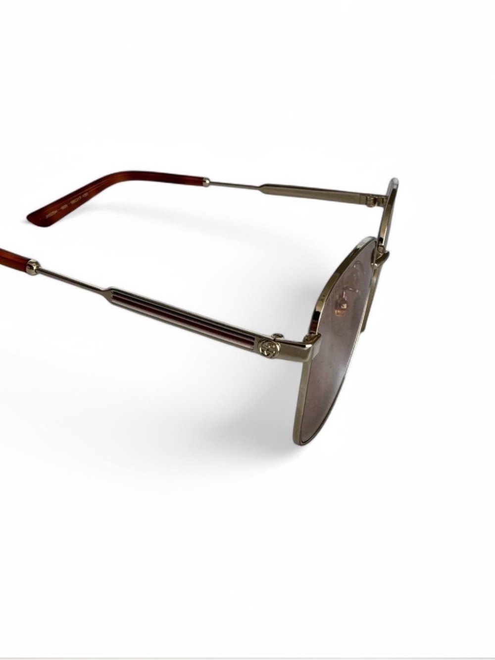 Gucci Brown Gradient Square Sunglasses - Picture 3 of 5